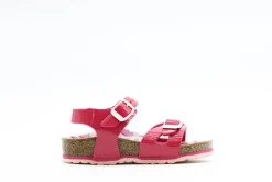 Birkenstock Rio Kids Patent Fuchsia