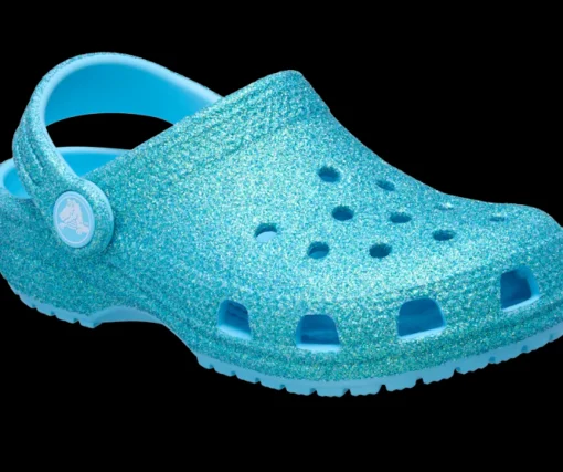 CROCS Kids' Classic Iridescent Glitter Clog