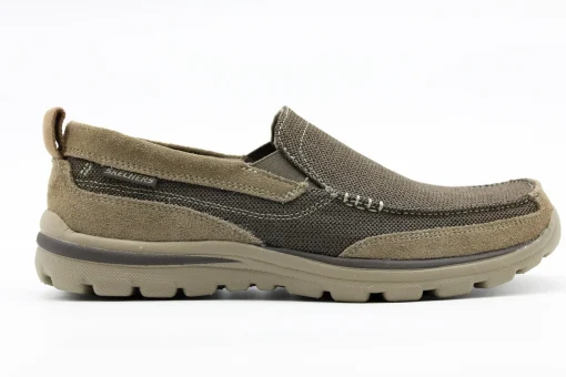 Skechers Superior-Milford Slip Ons Light Brown
