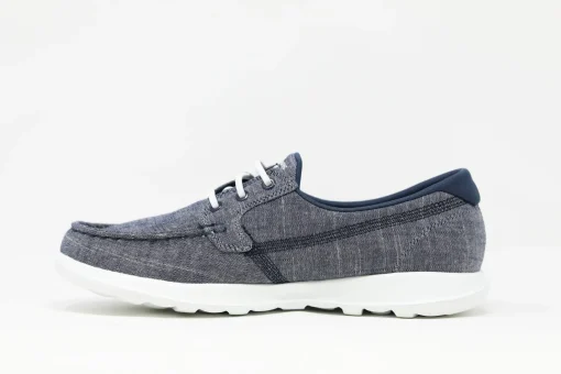SKECHERS Women's GOwalk Lite Isla Boat Shoes - Navy