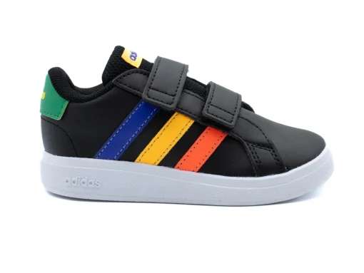 ADIDAS GRAND COURT COURT ELASTIC LACE AND TOP STRAP SHOES