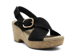 CLARKS GISELLE DOVE WEDGES