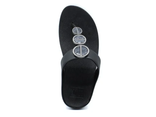 FITFLOP Leather Toe-Post Sandals