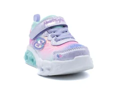 SKECHERS Youth Girl's Flutter Heart Lights - Simply Love Sneaker