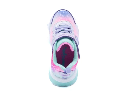 SKECHERS Youth Girl's Flutter Heart Lights - Simply Love Sneaker