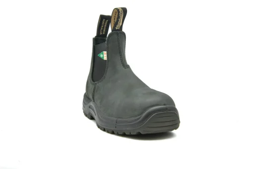 BLUNDSTONE SAFETY 181 Waxy Rustic Black