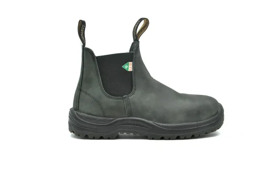 BLUNDSTONE SAFETY 181 Waxy Rustic Black