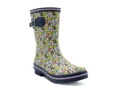 SKECHERS BOBS Rain Check All Over Rover Rain Boot