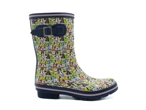 SKECHERS BOBS Rain Check All Over Rover Rain Boot