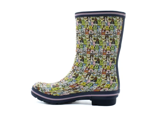 SKECHERS BOBS Rain Check All Over Rover Rain Boot